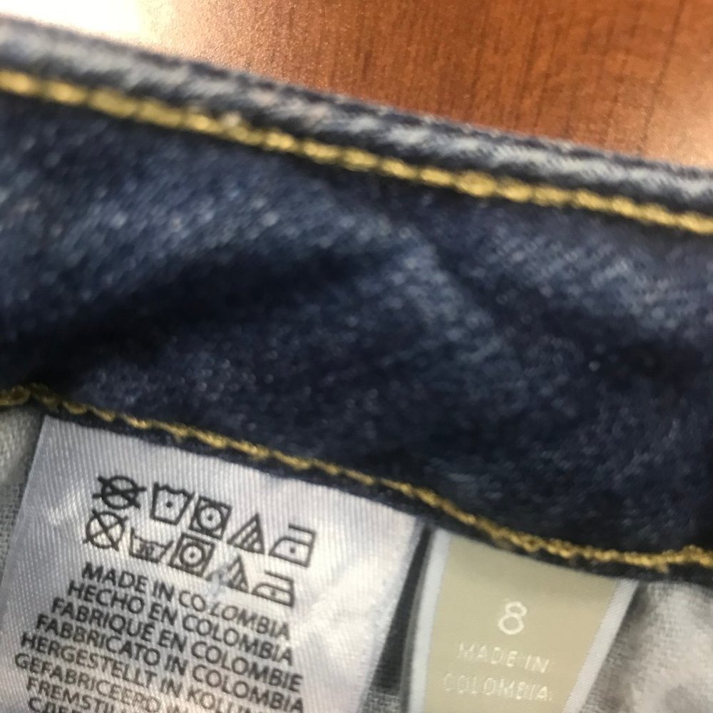 MICHAEL KORS Medium Wash Distressed Skinny Jeans - Picture 7 of 7